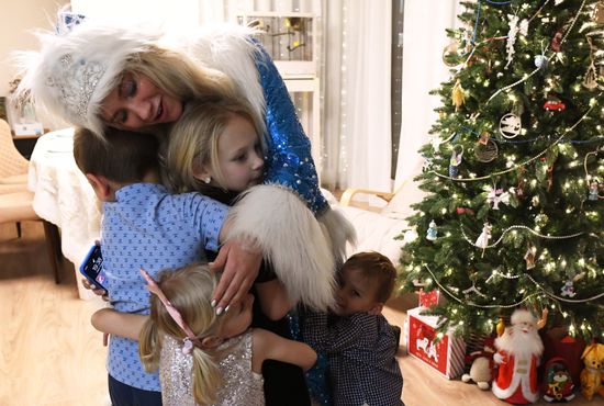 New Year celebrations in Russian regions