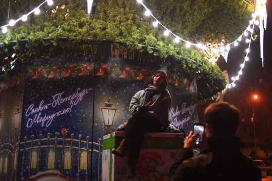 Russia Accessed Territories New Year Celebration