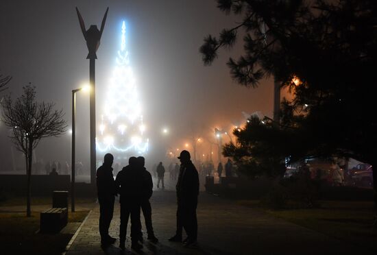 Russia Accessed Territories New Year Celebration