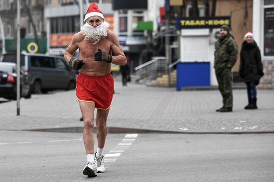 Russia Accessed Territories New Year Celebration