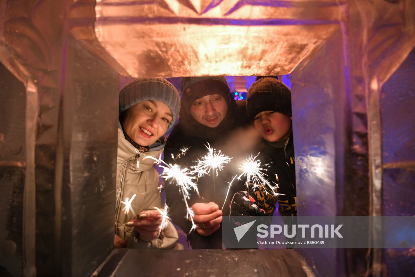 New Year celebrations in Russian regions