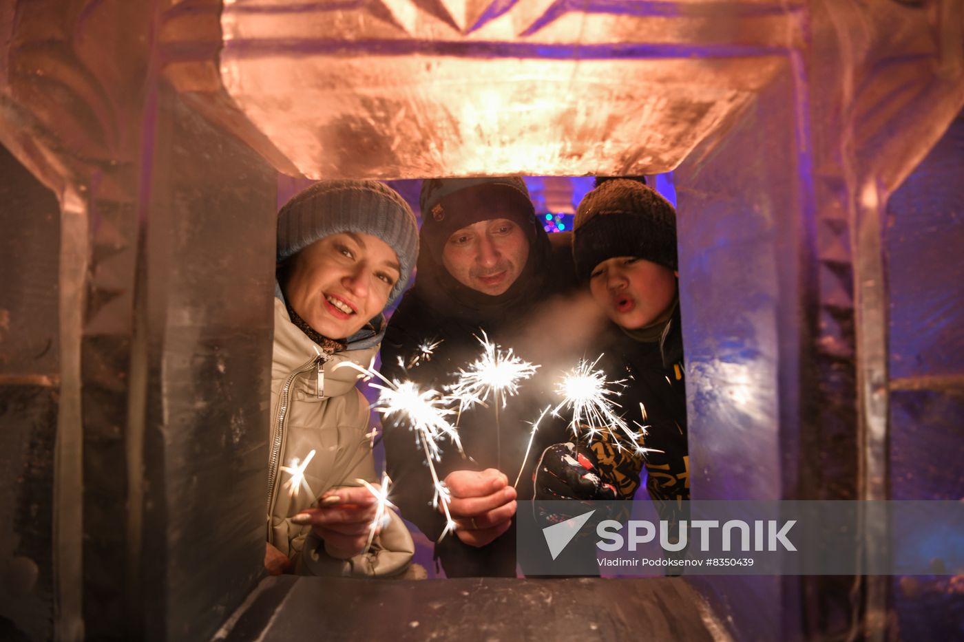 New Year celebrations in Russian regions