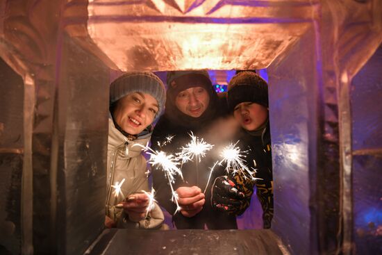 New Year celebrations in Russian regions