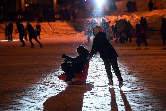 New Year celebrations in Russian regions
