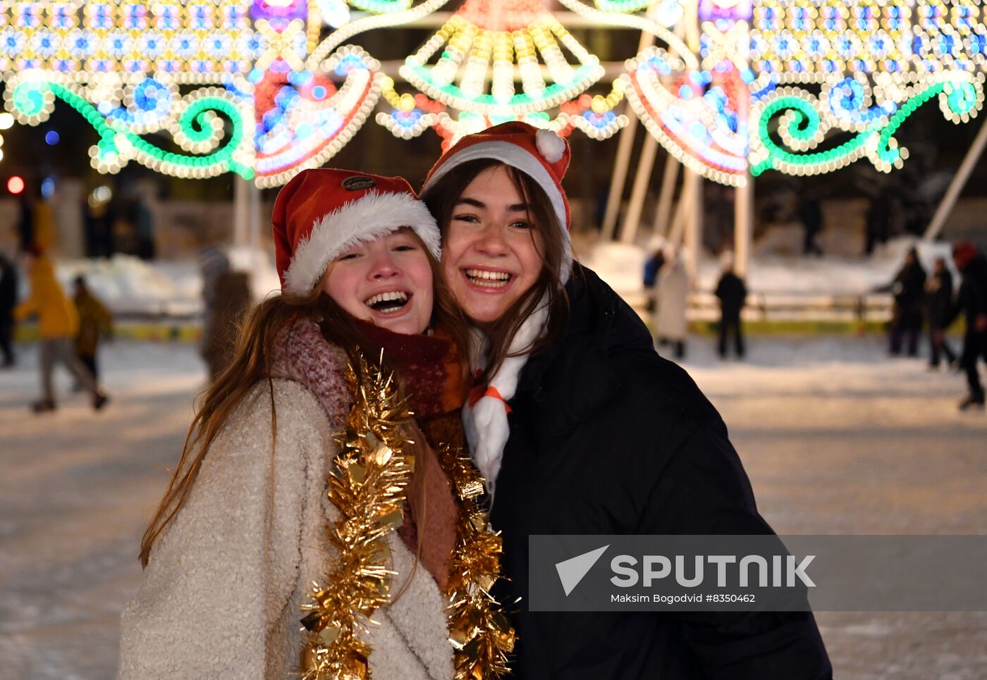 New Year celebrations in Russian regions