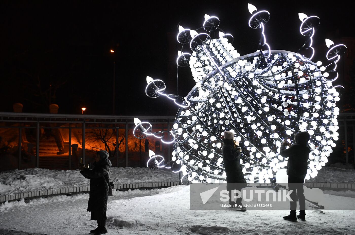 New Year celebrations in Russian regions