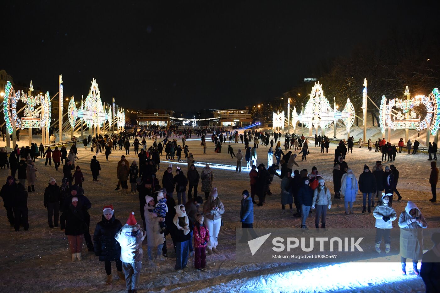 New Year celebrations in Russian regions