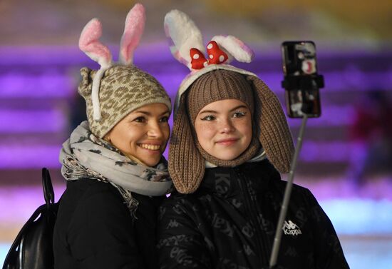 New Year celebrations in Russian regions