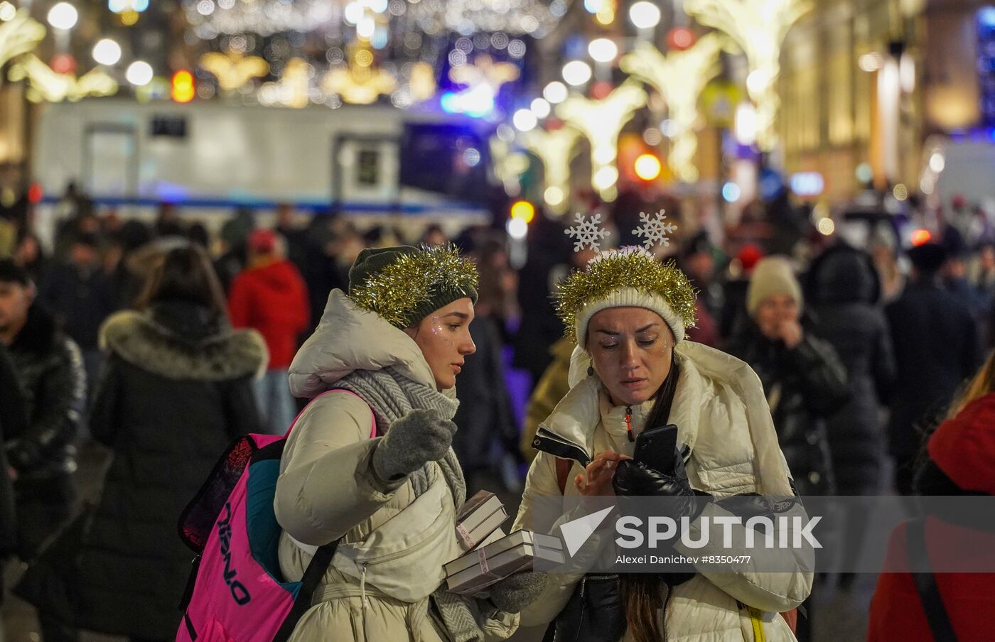 New Year celebrations in Russian regions