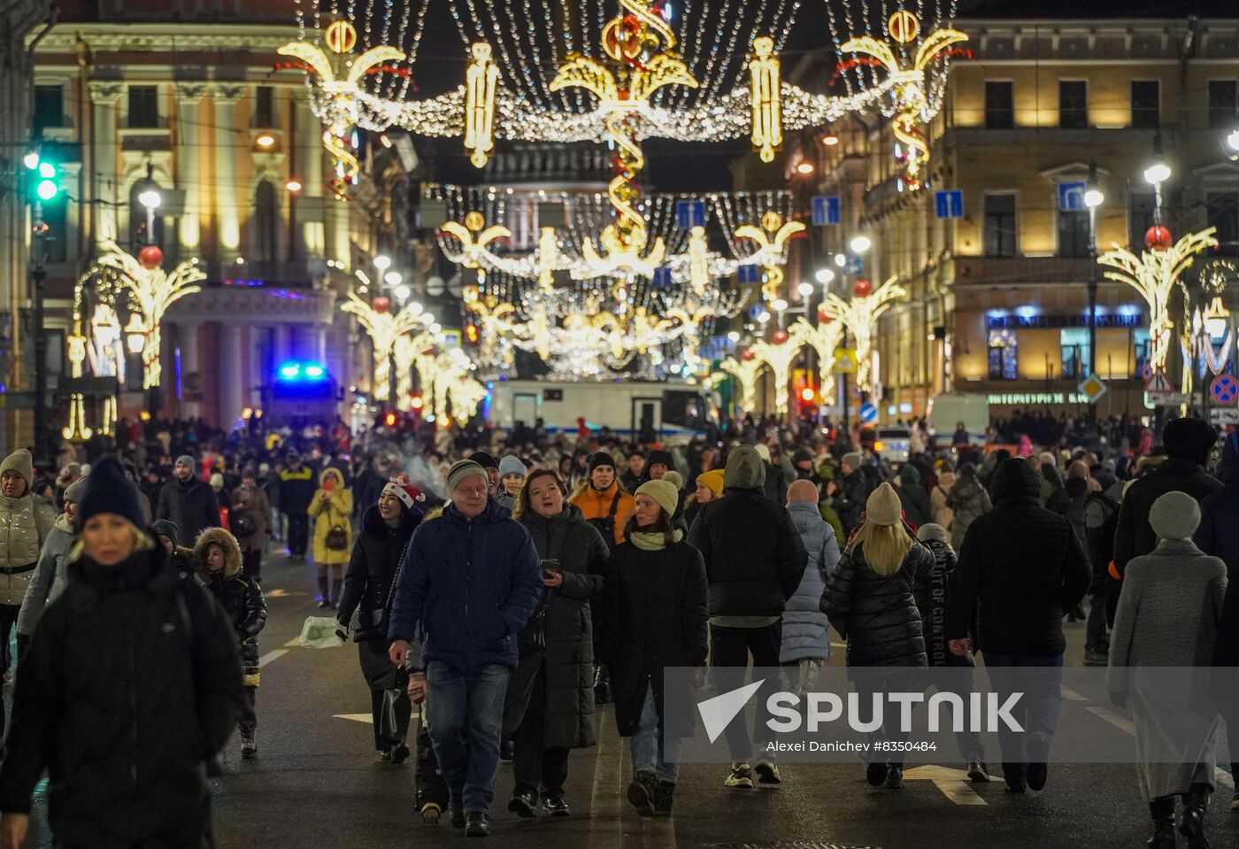 New Year celebrations in Russian regions