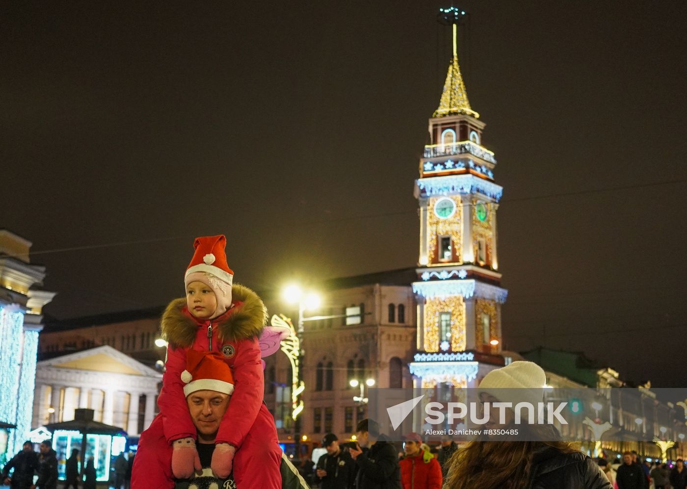 New Year celebrations in Russian regions
