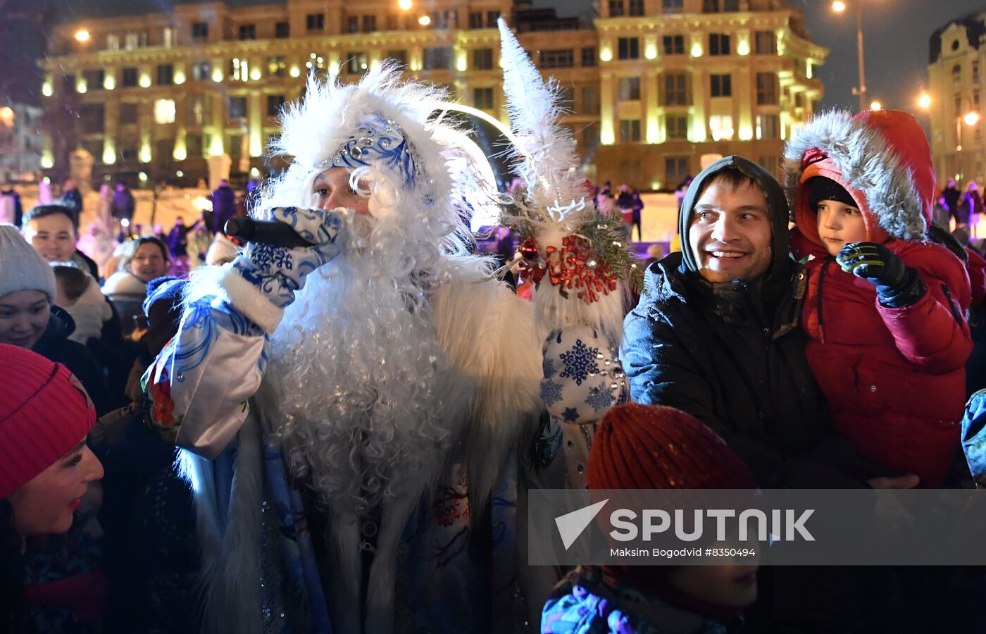 New Year celebrations in Russian regions