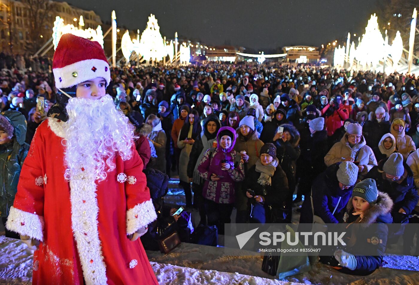 New Year celebrations in Russian regions