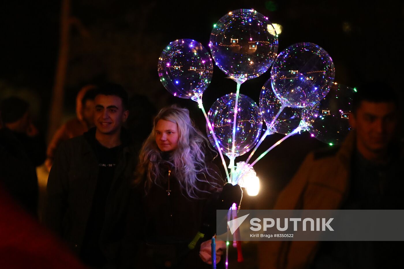 New Year celebrations in Russian regions