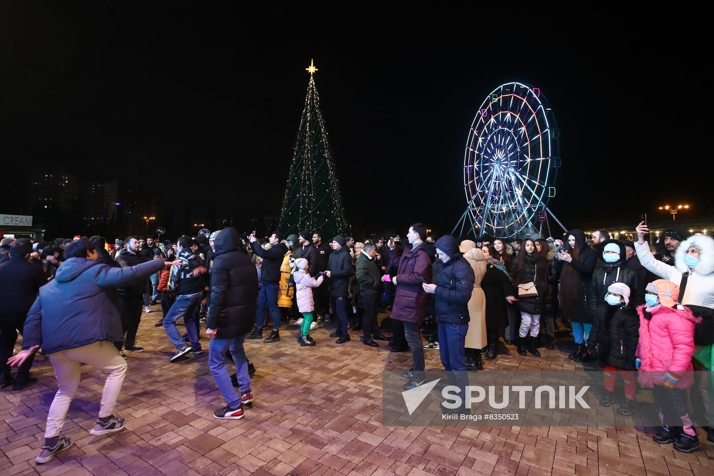 New Year celebrations in Russian regions