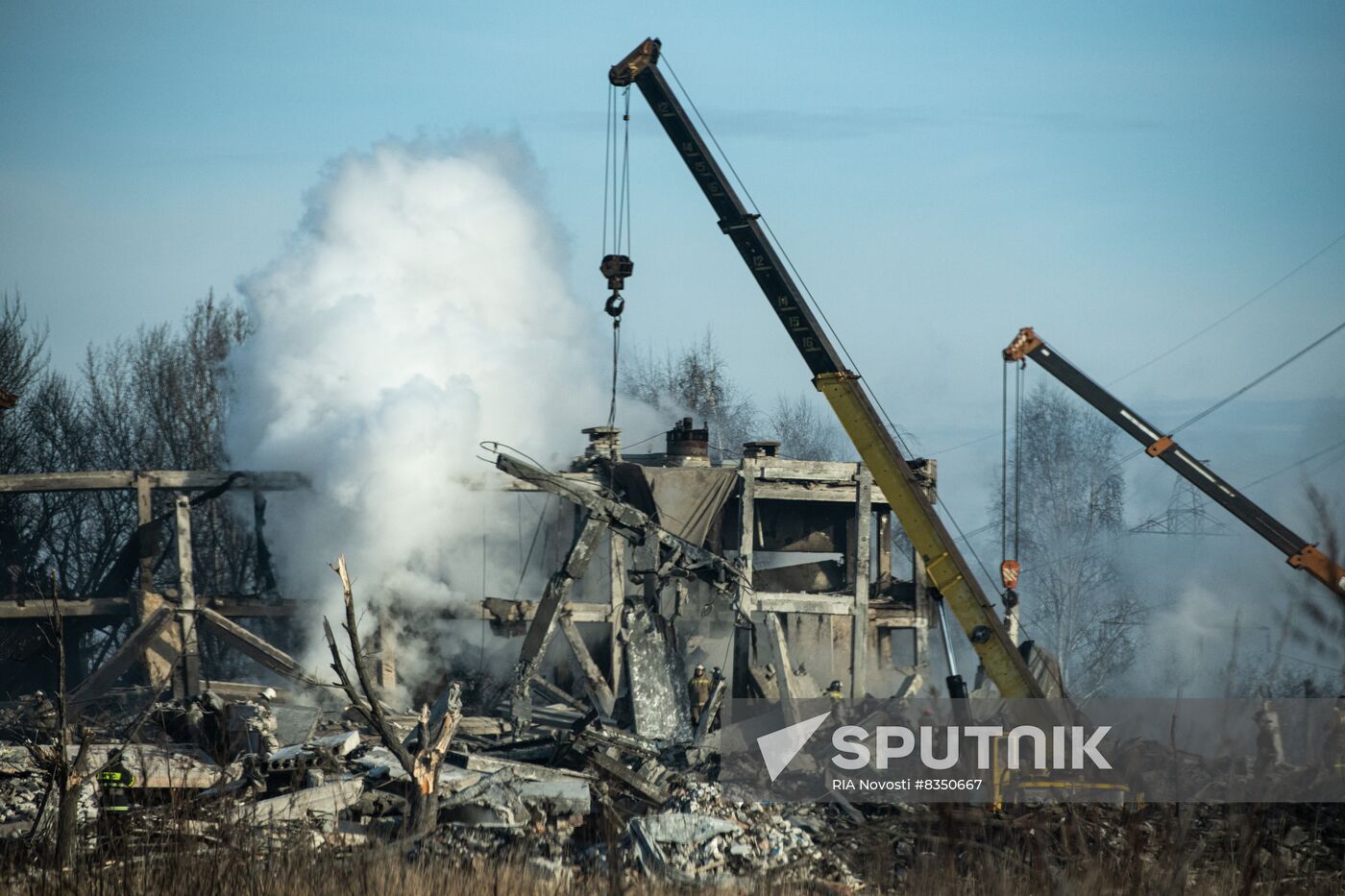 Russia Ukraine Military Operation Shelling