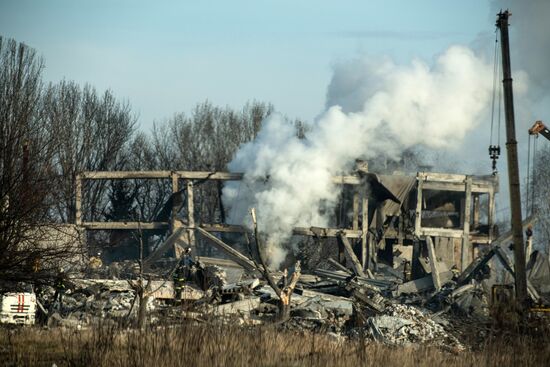 Russia Ukraine Military Operation Shelling