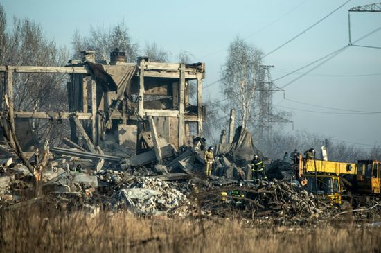 Russia Ukraine Military Operation Shelling