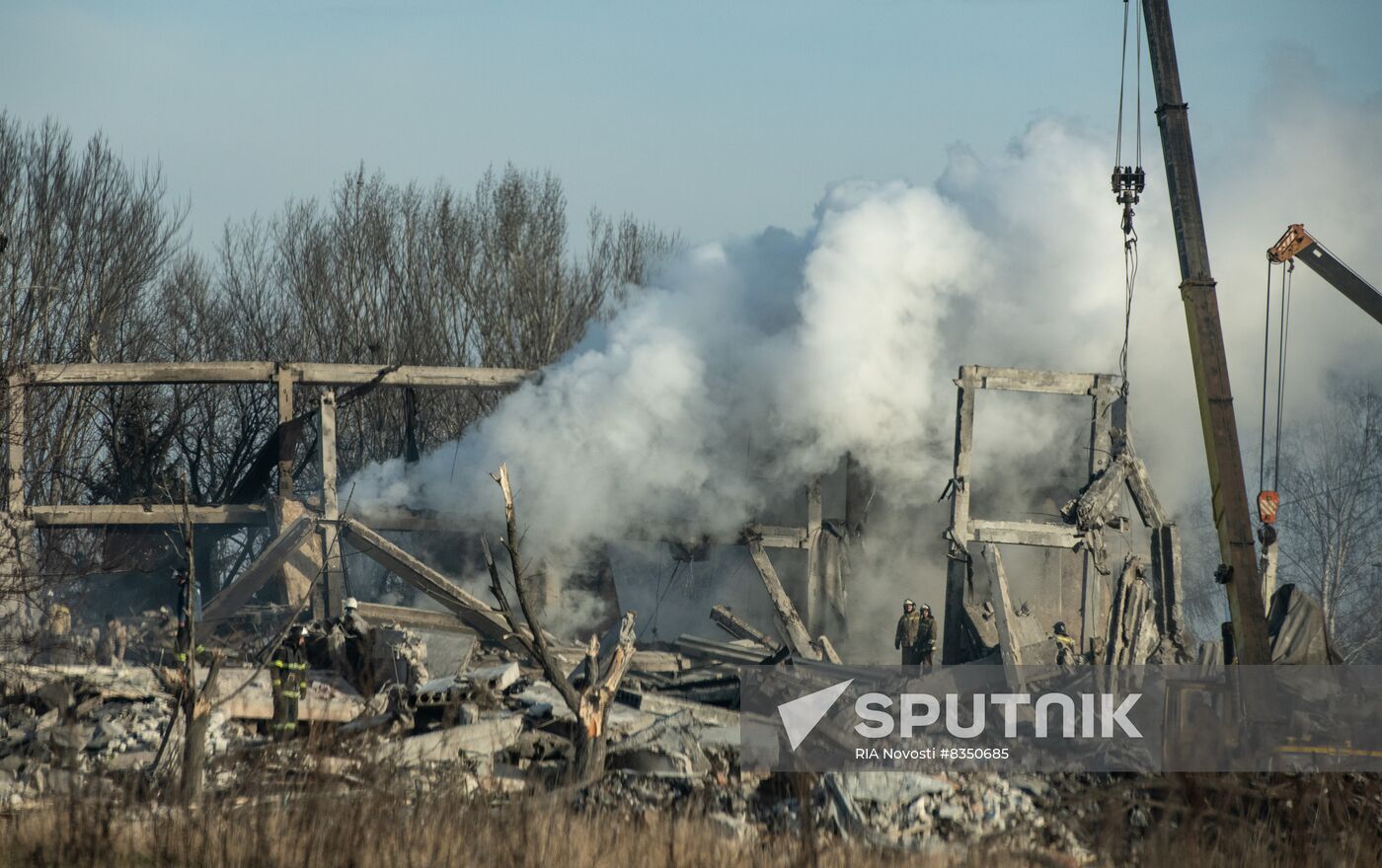 Russia Ukraine Military Operation Shelling