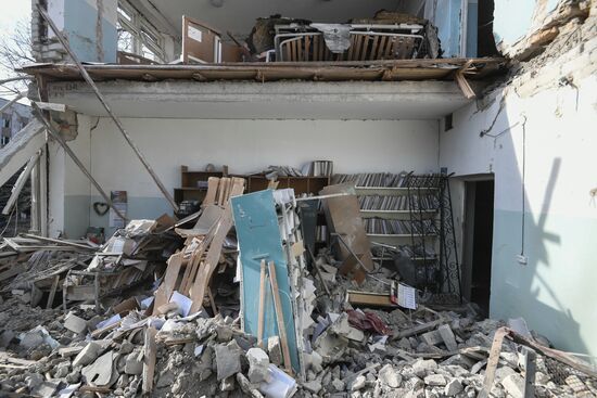 Russia Ukraine Military Operation Shelling