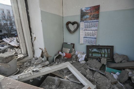 Russia Ukraine Military Operation Shelling