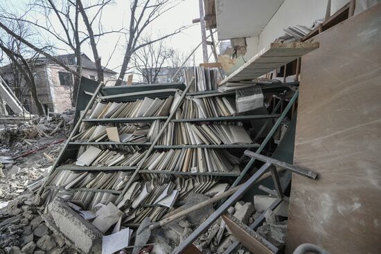 Russia Ukraine Military Operation Shelling