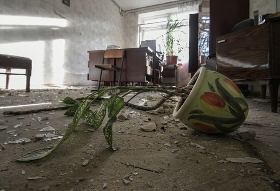 Russia Ukraine Military Operation Shelling