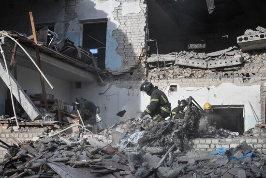 Russia Ukraine Military Operation Shelling