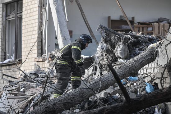 Russia Ukraine Military Operation Shelling