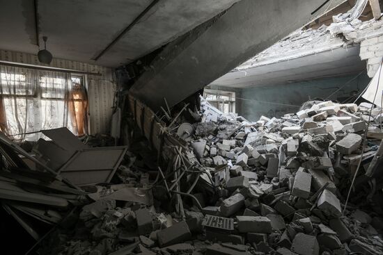 Russia Ukraine Military Operation Shelling