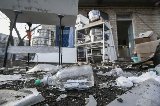 Russia Ukraine Military Operation Shelling