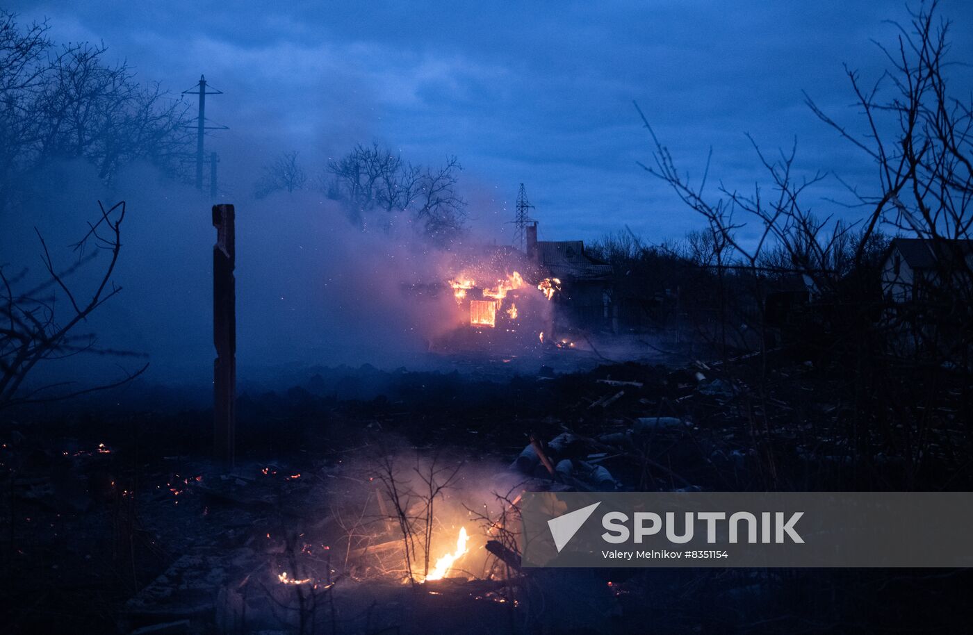 Russia DPR Shelling