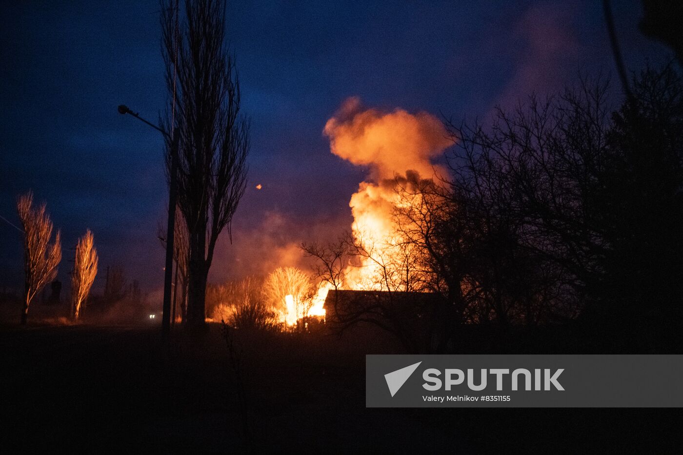 Russia DPR Shelling