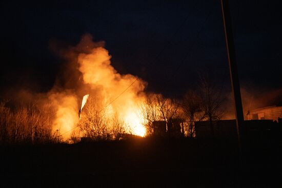 Russia DPR Shelling