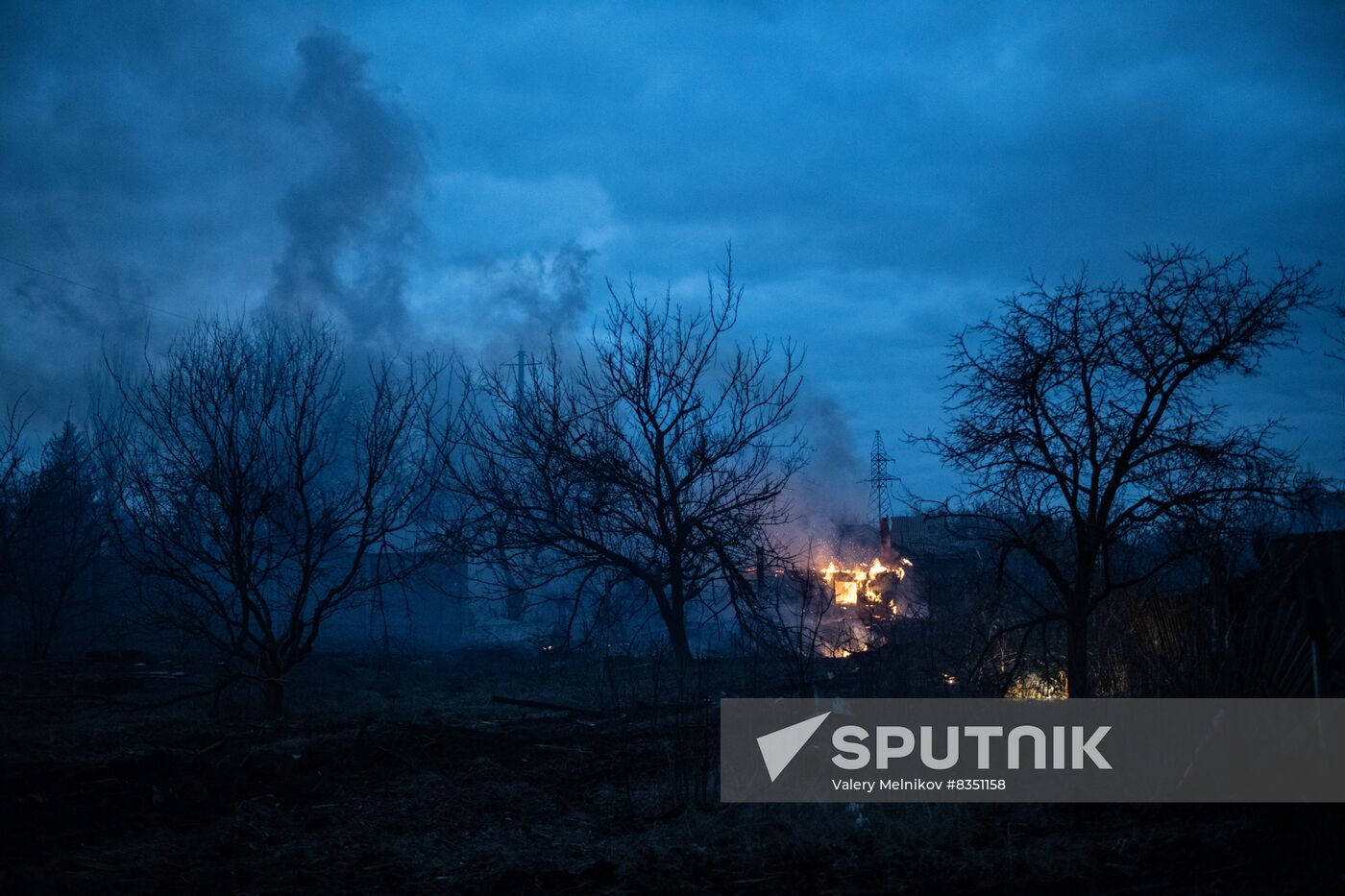 Russia DPR Shelling