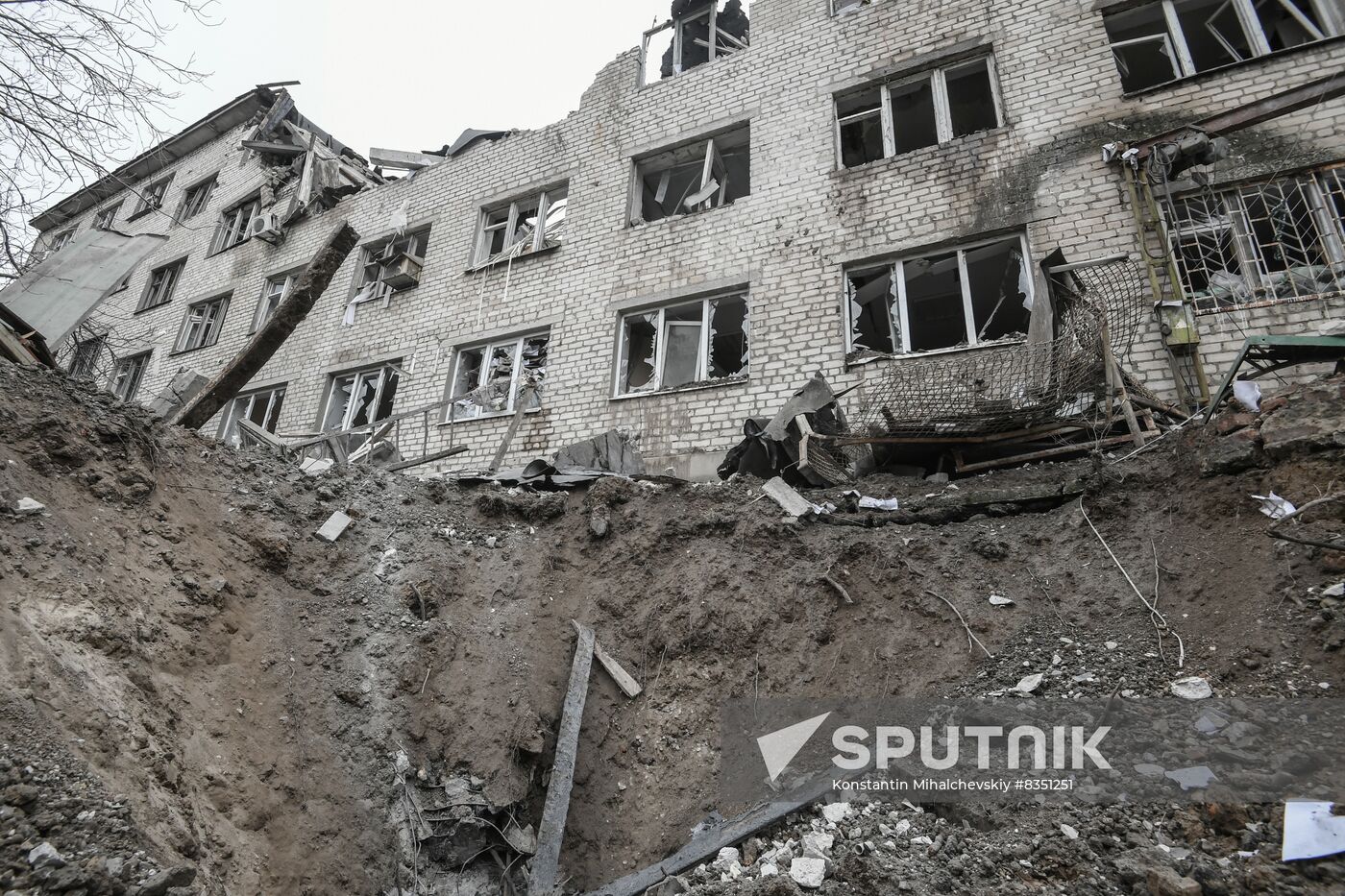 Russia Ukraine Military Operation Shelling