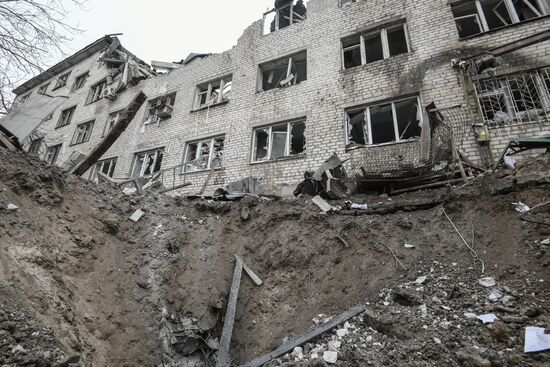 Russia Ukraine Military Operation Shelling