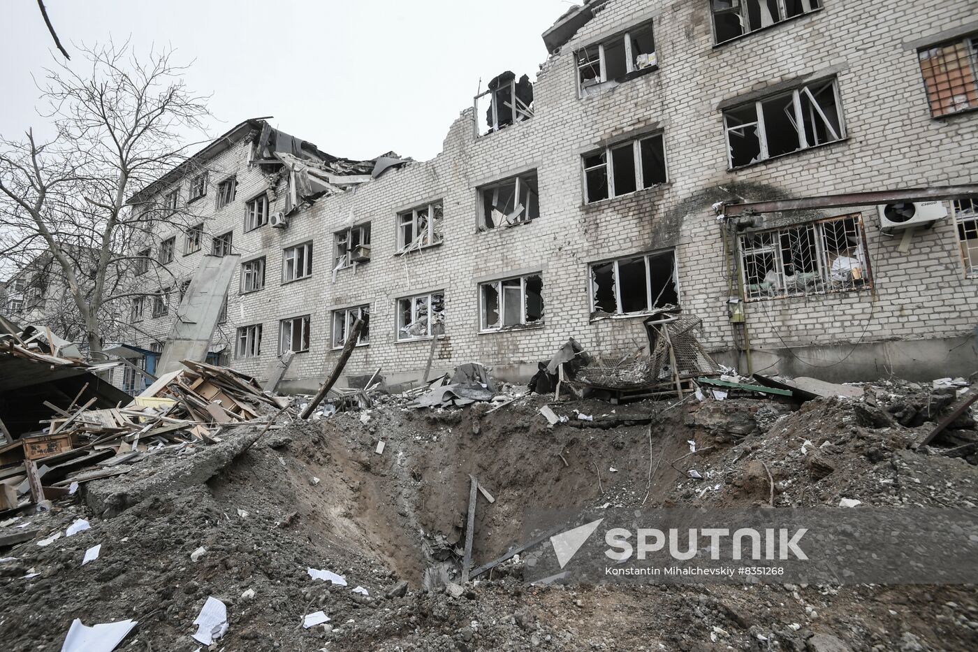 Russia Ukraine Military Operation Shelling