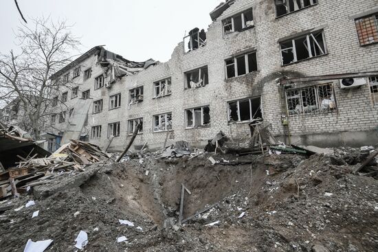 Russia Ukraine Military Operation Shelling