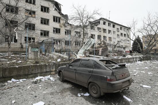 Russia Ukraine Military Operation Shelling