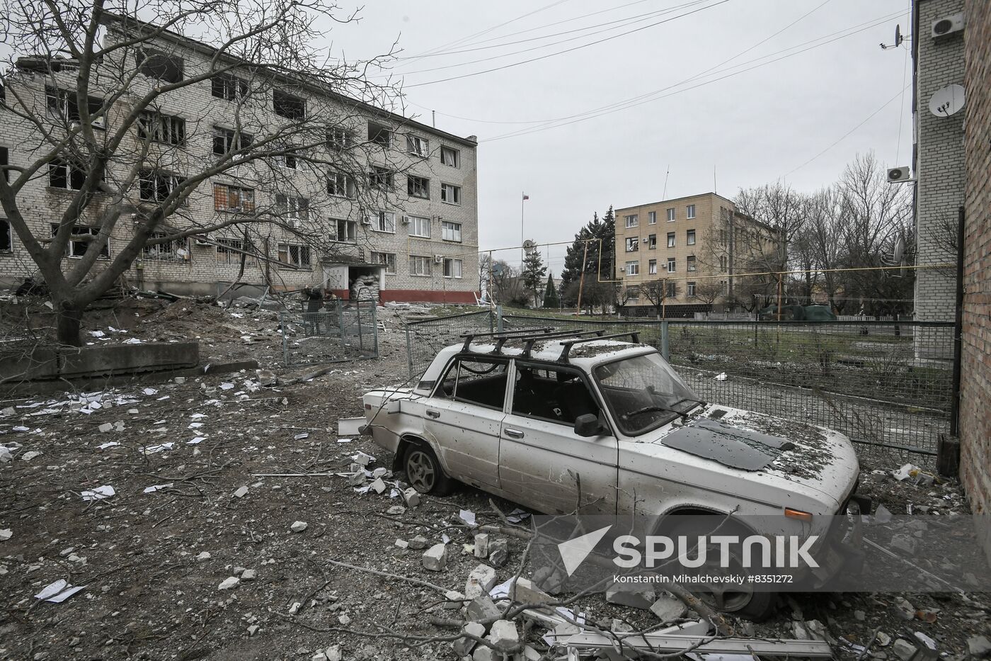 Russia Ukraine Military Operation Shelling
