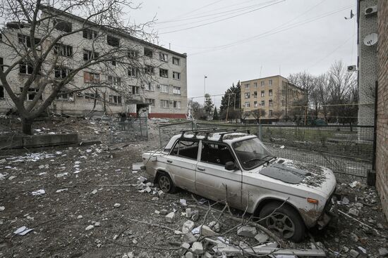 Russia Ukraine Military Operation Shelling