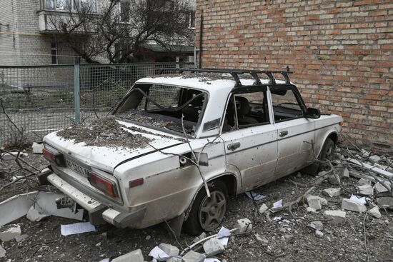 Russia Ukraine Military Operation Shelling