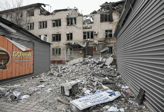 Russia Ukraine Military Operation Shelling