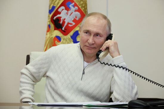 Russia Putin New Year Season Charity