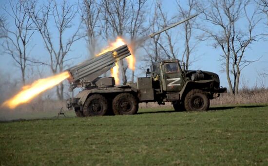 Russia Ukraine Military Operation Rocket Launchers