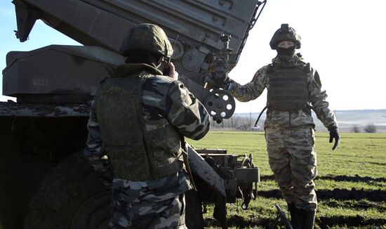 Russia Ukraine Military Operation Rocket Launchers