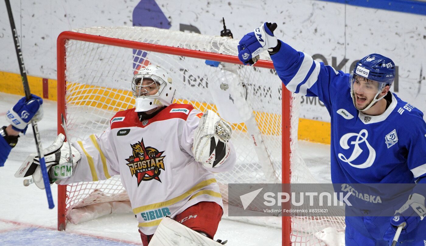 Russia Ice Hockey Kontinental League Dynamo - Kunlun