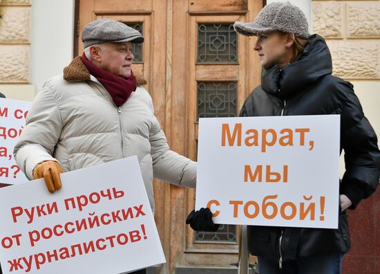 Russia Latvia Sputnik Editor Detention Protest