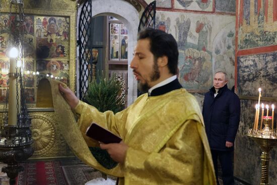 Russia Putin Religion Orthodox Christmas